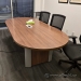 Racetrack Boardroom Conference Table w/ Power Grommet 94" x 43"